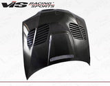 2002-2005 BMW 3 SERIES E46 4 doors GTR Style Carbon Fiber Black Hood