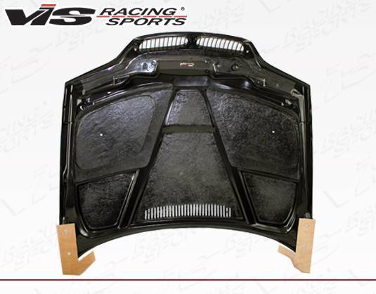 2002-2005 BMW 3 SERIES E46 4 doors GTR Style Carbon Fiber Black Hood