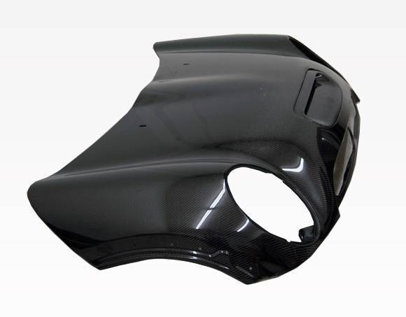 2002-2006 BMW Mini Cooper 2 doors OEM Style Carbon Fiber Black Hood