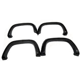 2015-2021 Chevrolet Colorado 74.0" (6'2") Long Bed 4PCS Wheel Arch Fender Flares Replacement Rivet Bolt Style Black ABS Plastic
