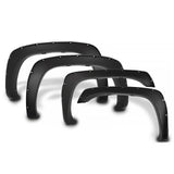 1999-2006 Chevy Silverado Sierra Bolt Fender Flares Smooth Black ABS