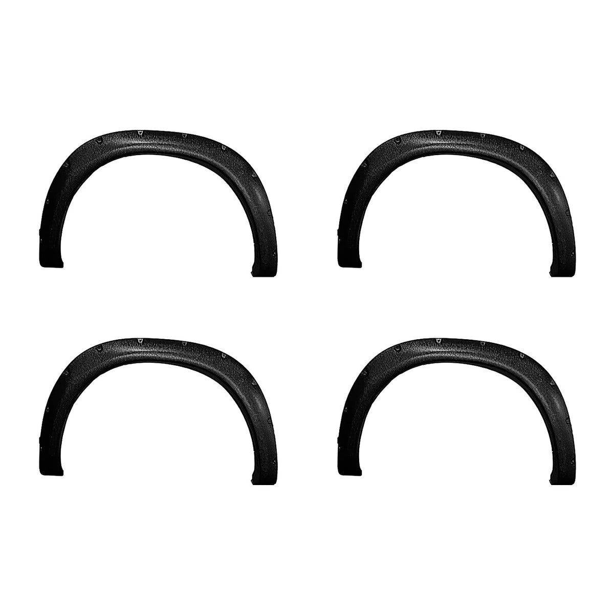 2009-2018 Dodge Ram 1500 Rivet Bolt Style Textured Fender Flares ABS