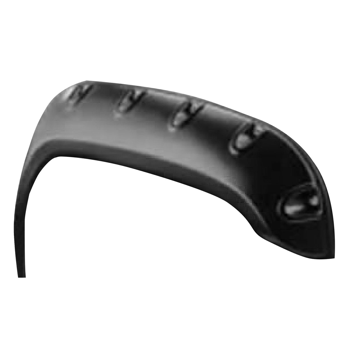 1994-2001 Dodge Ram Bolt Style Fender Flares Smooth Black ABS Plastic