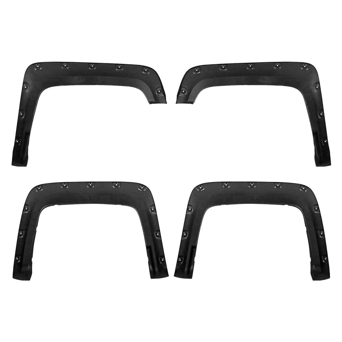 2016-2018 GMC Sierra 1500 Pocket Rivet Style Fender Flares Wheel Cover