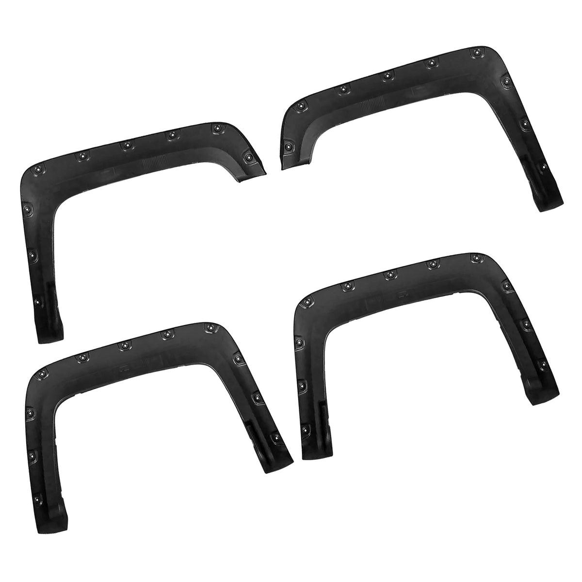 2016-2018 GMC Sierra 1500 Pocket Rivet Style Fender Flares Wheel Cover