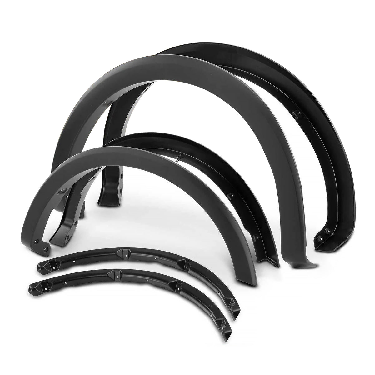2021-2022 Ford F-150 OE Style Fender Flare Wheel Cover Matte Black 4PC