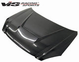 2002-2004 Nissan Altima 4 doors INVADER Style Carbon Fiber Black Hood