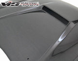 2002-2004 Nissan Altima 4 doors INVADER Style Carbon Fiber Black Hood