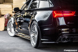 2013-2018 Audi RS6 Avant MN Style Carbon Fiber Rear Cap Splliter