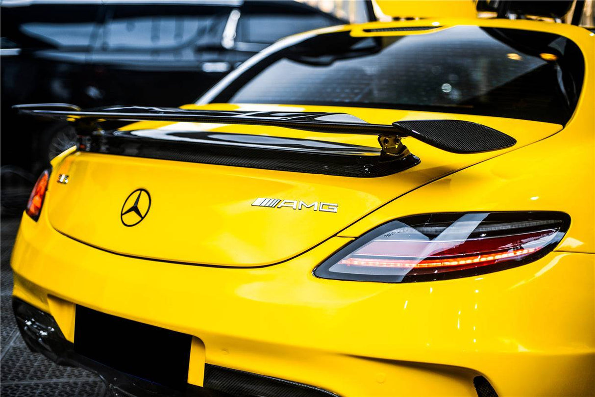 2010-2015 Mercedes Benz W197 SLS AMG BKSS Style Carbon Fiber Trunk Spoiler