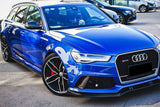 2013-2018 Audi RS6 Avant OE Style Carbon Fiber Front Bumper Caps
