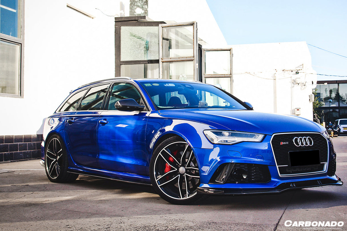 2013-2018 Audi RS6 Avant MN Style Carbon Fiber Side Skirts