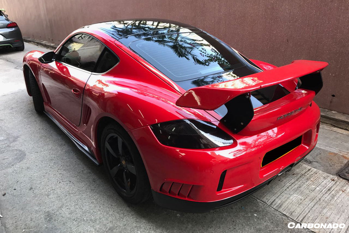 2005-2008 Porsche Boxster 987 TA Style Rear Bumper and Trunk Spoiler