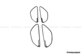 2015-2021 Mercedes Benz W205 C Class GLC X253 Carbon Fiber Interior Door Handle Cover Trim