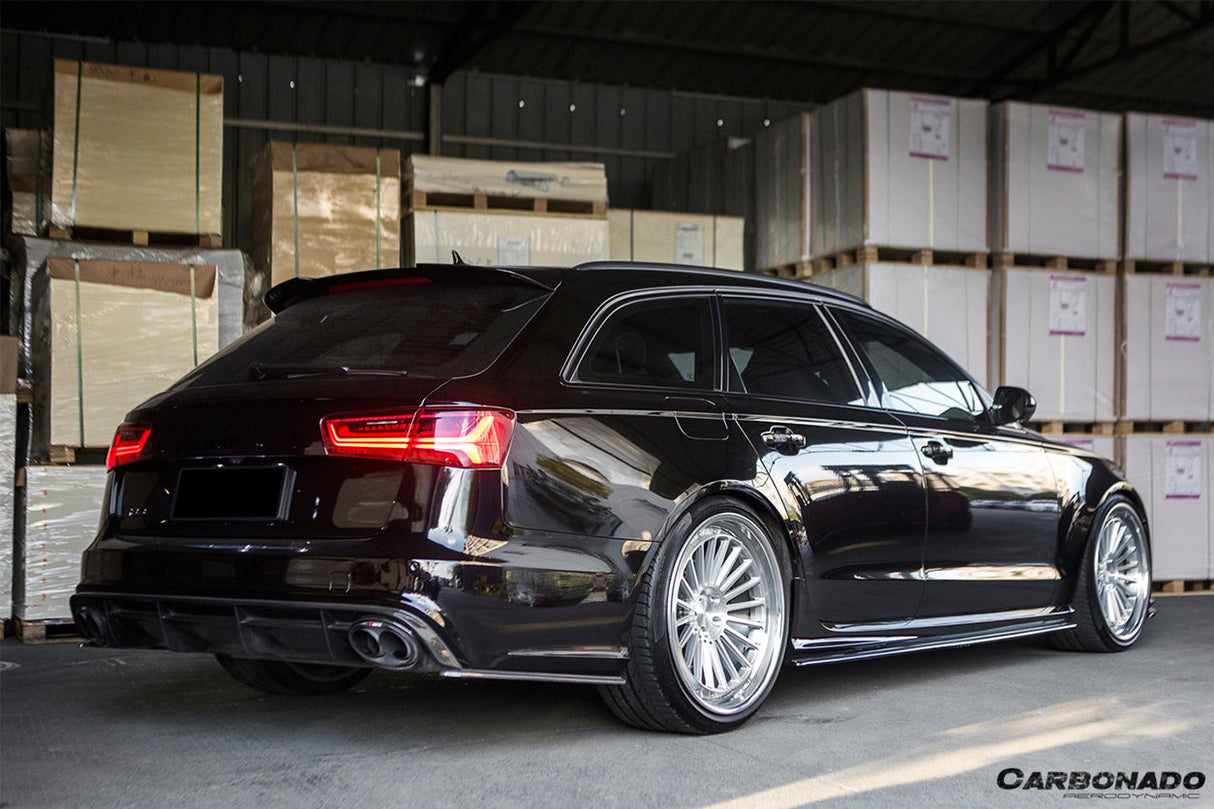 2013-2018 Audi RS6 Avant MN Style Carbon Fiber Side Skirts