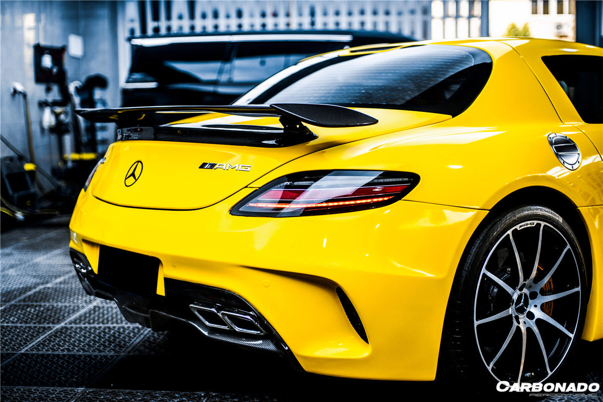2010-2015 Mercedes Benz W197 SLS AMG BKSS Style Carbon Fiber Trunk Spoiler
