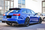 2013-2018 Audi RS6 Avant MN Style Carbon Fiber Rear Cap Splliter