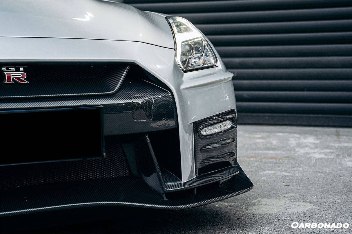 2008-2016 Nissan GTR R35 CBA  DBA NISMO Ver17 Style Front Bumper