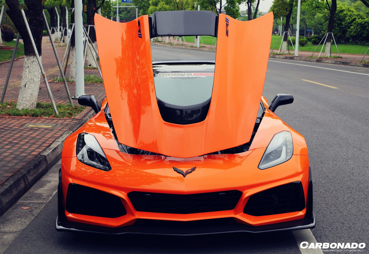 2013-2019 Corvette C7 Z51 ZR1-Style Front Conversion Body Kit