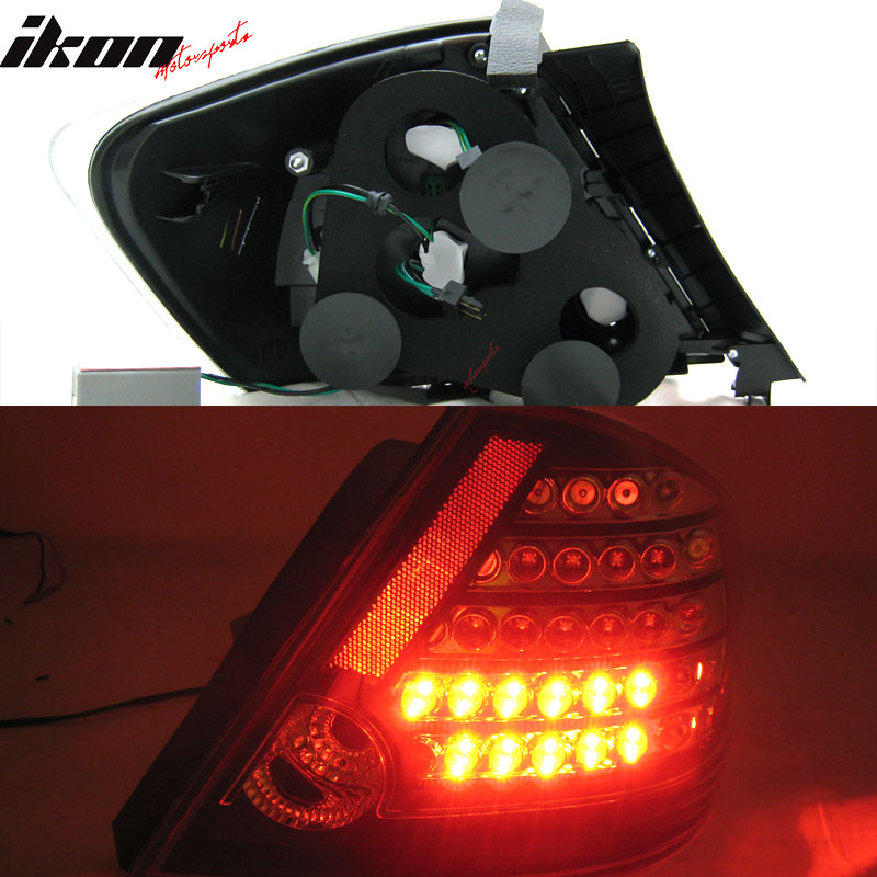 Fits 05-06 Scion tC LED Tail Lights Lamps Black