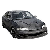 2003-2005 Chevrolet Cavalier 4 doors 2 doors INVADER Style Carbon Fiber Black Hood
