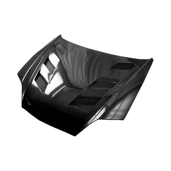 2003-2006 Hyundai Tiburon 2 doors AMS Style Carbon Fiber Black Hood