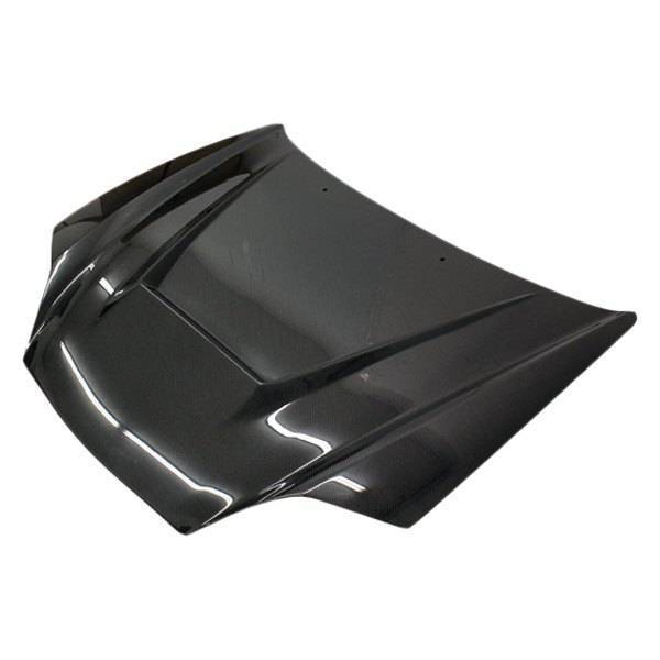 2003-2006 Hyundai Tiburon 2 doors INVADER Style Carbon Fiber Black Hood