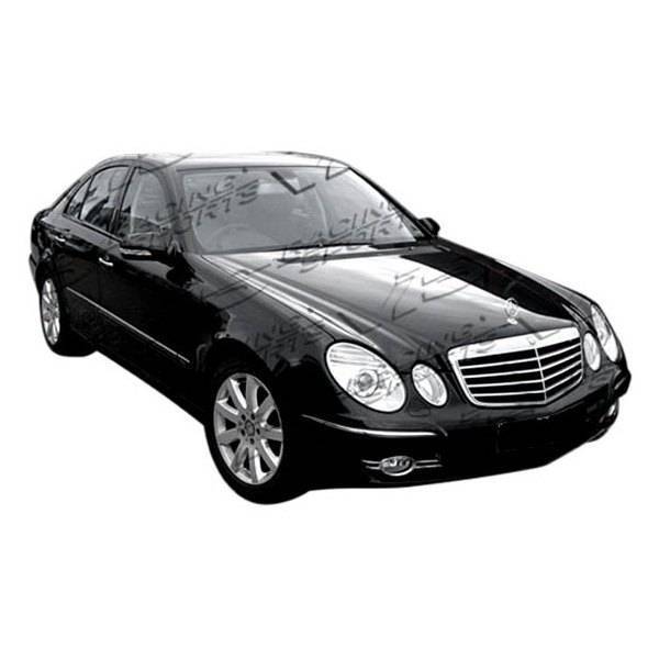 2003-2007 Mercedes E Class 4 doors OEM Style Carbon Fiber Black Hood