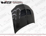 2003-2005 Mitsubishi EVO 8 4 doors VRS Style Carbon Fiber Black Hood