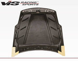 2003-2008 Nissan 350Z 2 doors Astek Style Carbon Fiber Black Hood