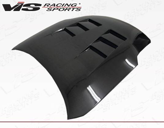 2003-2006 Nissan 350Z 2 doors TERMINATOR Style Carbon Fiber Black Hood