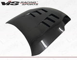 2003-2006 Nissan 350Z 2 doors TERMINATOR Style Carbon Fiber Black Hood
