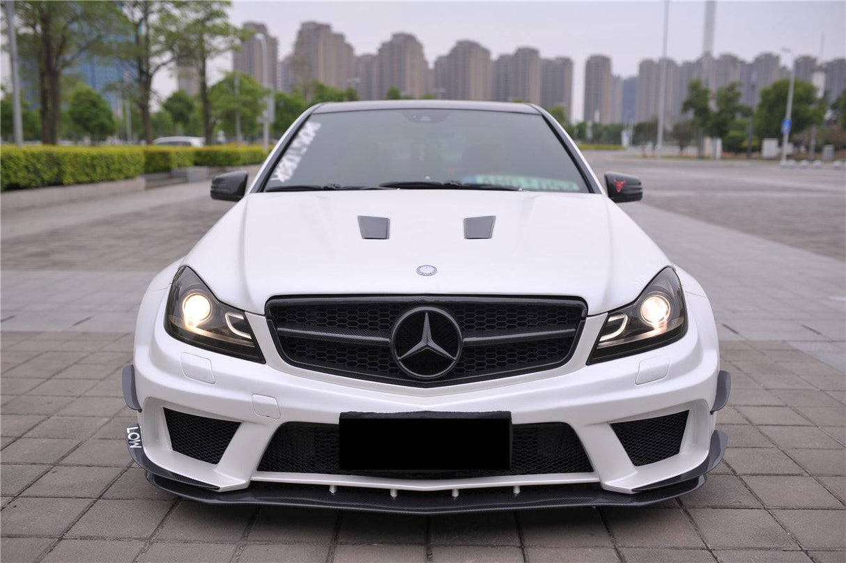 2012-2014 Mercedes Benz W204 C Class Sedan BKSS Style Wide Full Body Kit  (Not Fit AMG)