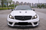 2012-2014 Mercedes Benz W204 C Class Sedan BKSS Style Wide Full Body Kit  (Not Fit AMG)