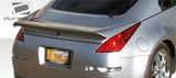 2003-2008 Nissan 350Z Z33 2DR Coupe Duraflex Vader 2 Wing Trunk Lid Spoiler - 1 Piece