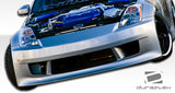 2003-2008 Nissan 350Z Z33 Duraflex V-Speed Front Bumper Cover - 1 Piece