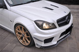 2012-2014 Mercedes Benz W204 C Class Sedan BKSS Style Wide Full Body Kit  (Not Fit AMG)