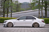 2012-2014 Mercedes Benz W204 C Class Sedan BKSS Style Wide Full Body Kit  (Not Fit AMG)