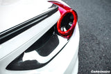 2015-2020 Ferrari 488 GTB Spider OE Style Dry Carbon Fiber Rear Light Satellite Covers