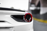 2015-2020 Ferrari 488 GTB Spider OE Style Dry Carbon Fiber Rear Light Satellite Covers