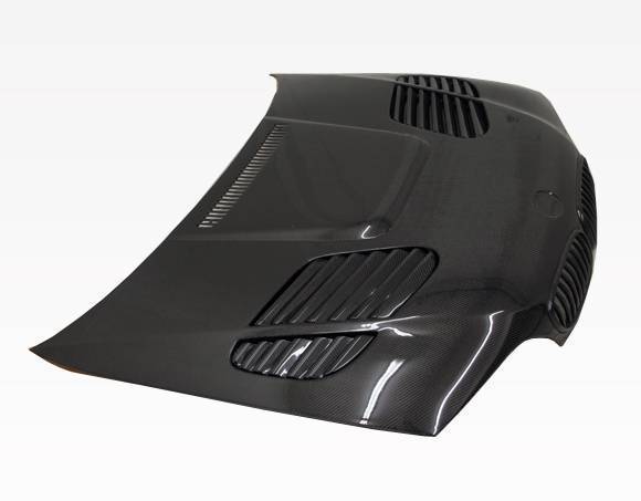 2004-2005 BMW 3 SERIES E46 2 doors GTR Style Carbon Fiber Black Hood