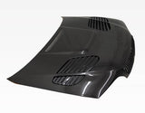 2004-2005 BMW 3 SERIES E46 2 doors GTR Style Carbon Fiber Black Hood