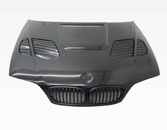 2004-2005 BMW 3 SERIES E46 2 doors GTR Style Carbon Fiber Black Hood