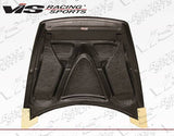 2004-2012 Mazda RX8 2 doors V-SPEED Style Carbon Fiber Black Hood