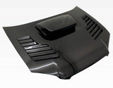 2004-2005 Subaru WRX 4 doors TRACER Style Carbon Fiber Black Hood