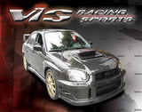 2004-2005 Subaru WRX 4 doors V Line Style Carbon Fiber Black Hood