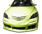 2004-2009 Mazda 3 HB Duraflex Raven Front Bumper Cover - 1 Piece