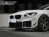 AutoTecknic Dry Carbon Podium Front Bumper Lower Vent Set - G87 M2