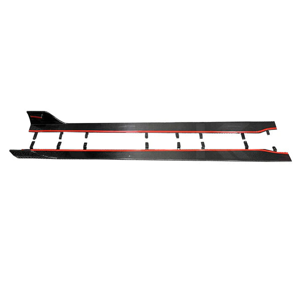 BMW 2 Series G87 M2 Carbon Fiber A Style Side Skirts (2023+)