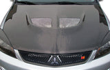 2004-2007 Mitsubishi Lancer Carbon Creations Evo Hood - 1 Piece